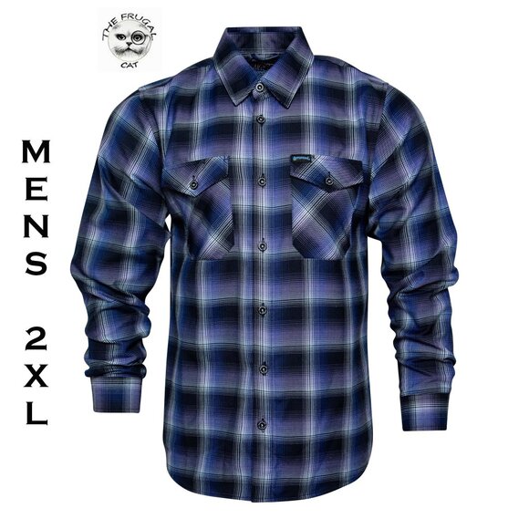 DIXXON FLANNEL x THE OFFSPRING Collab - SUPERCHARGED Flannel Shirt - Men's 2XL - Picture 1 of 14
